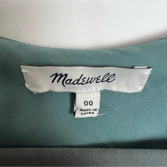 Madewell Marguerite Dress 00 Butterfly Garden Floral - Picture 5 of 10